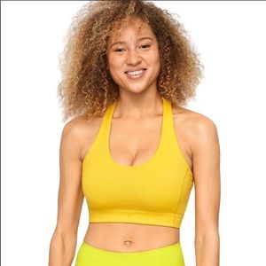 OUTDOOR VOICES | Yellow Doing Things Sport Bra